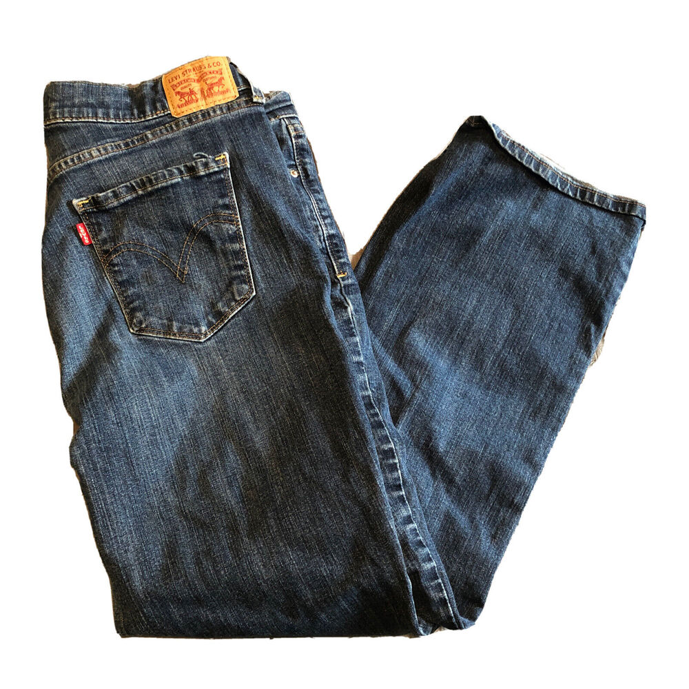Levi's 505 Women's Size 16 Blue Denim Jeans Straight Cotton Casual (32x28)